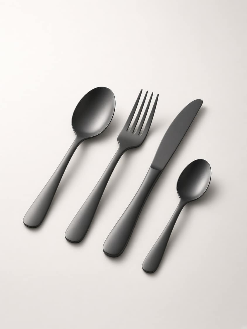 Coastal Matte Black Flatware