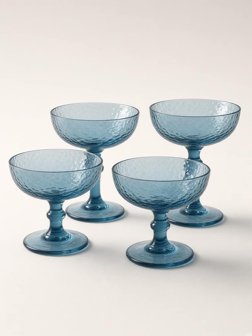 Rustic Coupe Glass Set